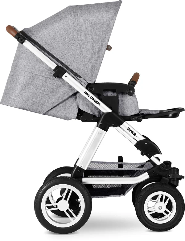 ABC Design Kombi Kinderwagen Viper 4, Graphite Grey 7