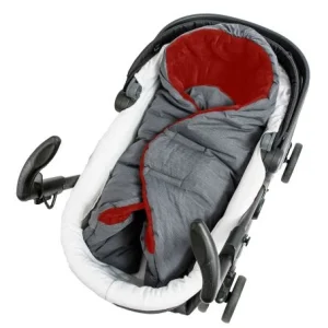 Altabebe Baby Einschlagdecke In Dunkelgrau / Rot – 0-6 Monate 9