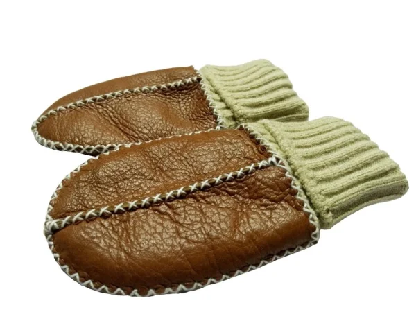 Altabebe Baby Lammfell Handschuhe In Braun 1