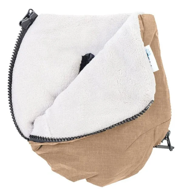 Altabebe Handmuff-Handschuhe Alpin In Braun / Whitewash 3