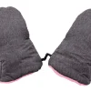 Altabebe Handwärmer-Handschuhe Alpin In Dunkelgrau / Rosa 22