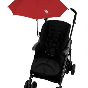 Altabebe Sonnenschirm Classic Rund Für Kinderwagen In Rot 6