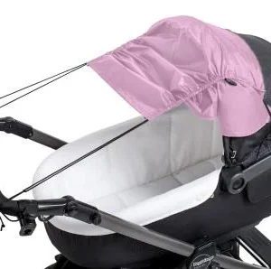 Altabebe Sonnensegel Mit Seitenschutz Für Kinderwagen/Buggy In Rosa 19