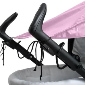 Altabebe Sonnensegel Mit Seitenschutz Für Kinderwagen/Buggy In Rosa 25