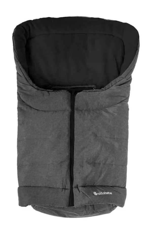 Altabebe Winterfußsack 2 In 1 Alpin Kollektion In Dunkelgrau / Schwarz – 0-36 Monate 8