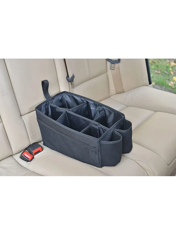 BabyGo Auto-Organizer In Schwarz – (B)36 X (H)18 X (T)18 Cm 3