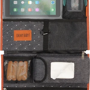 Badabulle Auto Organizer Easy Travel, Schwarz/karamel 13