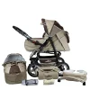 Bergsteiger 10tlg. Set: Kombi Kinderwagen “Rio” In Beige/Braun 32