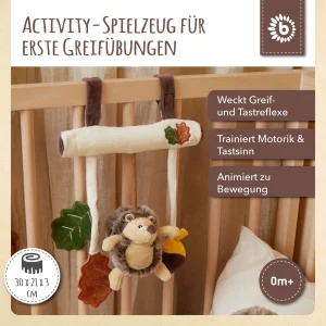 Bieco Spielwaren Kinderwagenkette Plüsch Igel – Ab Geburt In Beige 20