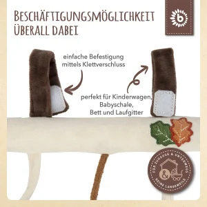 Bieco Spielwaren Kinderwagenkette Plüsch Igel – Ab Geburt In Beige 44