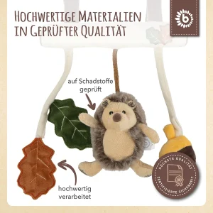 Bieco Spielwaren Kinderwagenkette Plüsch Igel – Ab Geburt In Beige 46