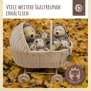 Bieco Spielwaren Kinderwagenkette Plüsch Igel – Ab Geburt In Beige 48