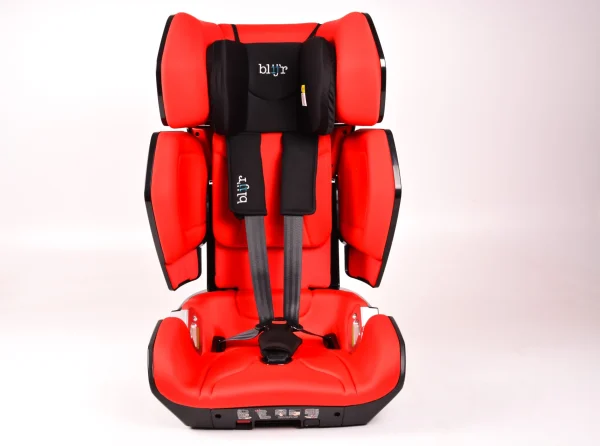 Blij’r Blij’r Uniek Autokindersitz I-size – 76cm – 150cm – ISOfix Rot/schwarz 4