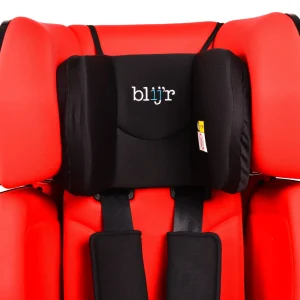 Blij’r Blij’r Uniek Autokindersitz I-size – 76cm – 150cm – ISOfix Rot/schwarz 22