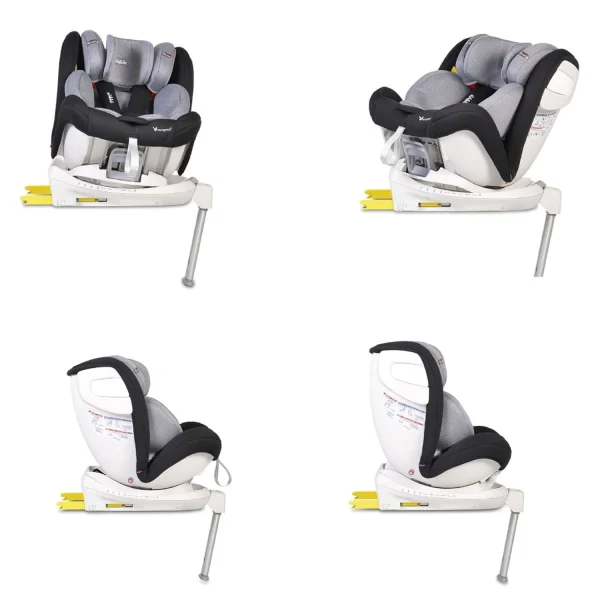 Cangaroo Kindersitz Admiral Gr. 0/1/2/3 In Grau 7