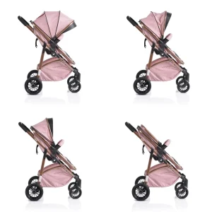 Cangaroo Kombikinderwagen 3 In 1 Milan In Rosa 14