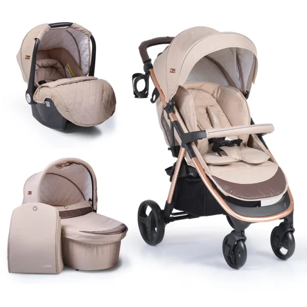 Cangaroo Kombikinderwagen Noble 3 In 1 In Braun 3