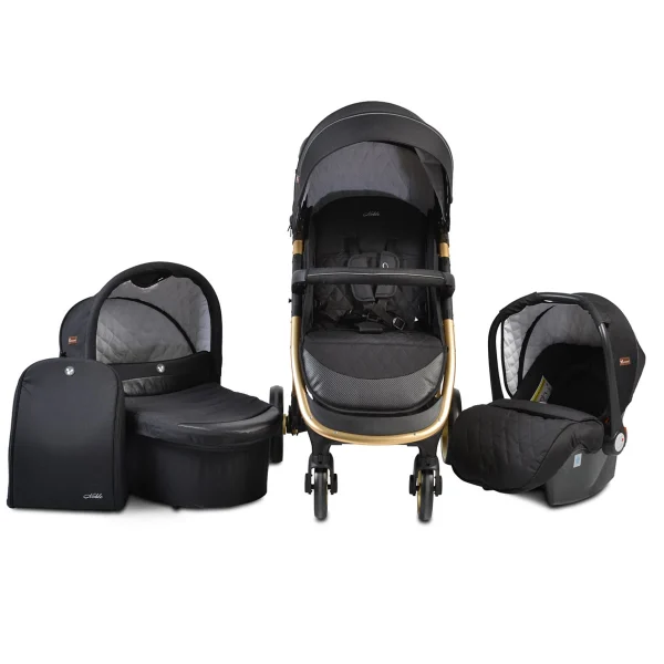 Cangaroo Kombikinderwagen Noble 3 In 1 In Schwarz 1