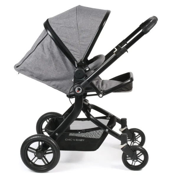 Chic 4 Baby Kombi-Kinderwagen “Tano” In Jeans Grau 8