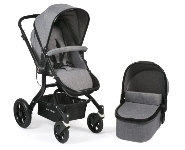 Chic 4 Baby Kombi-Kinderwagen “Tano” In Jeans Grau 1