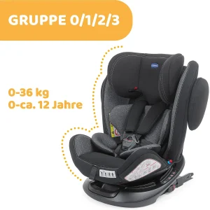 CHICCO Auto-Kindersitz Unico Plus, Anthrazit 16