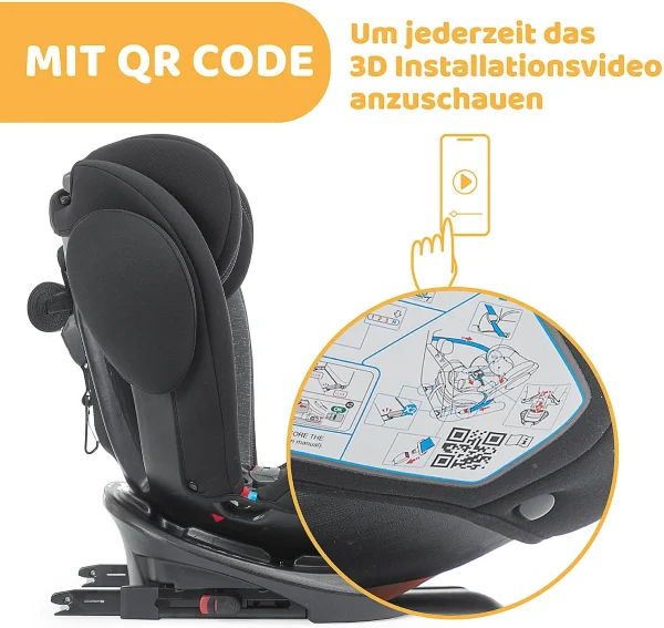 CHICCO Auto-Kindersitz Unico Plus, Anthrazit 11