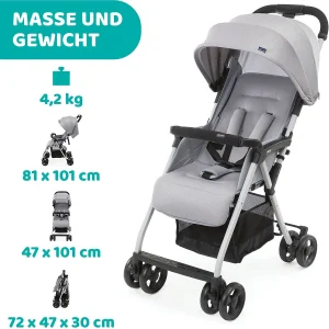 CHICCO Buggy Ohlala’ 3, Grau 18