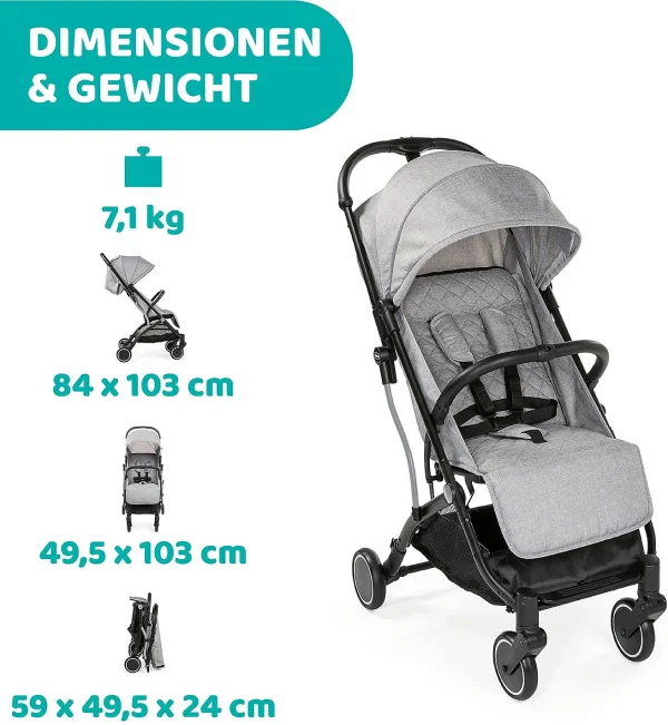 CHICCO Buggy Trolley Me, Hellgrau 9