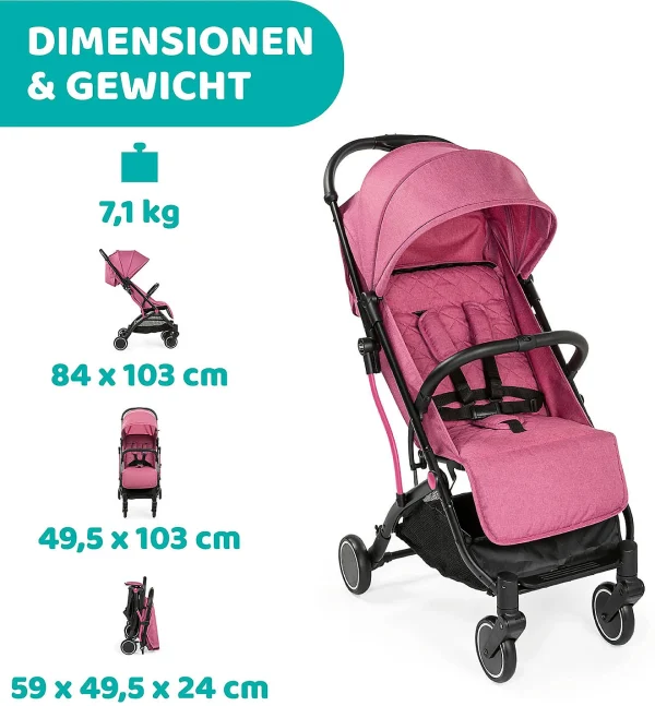 CHICCO Buggy Trolley Me, Rosa 9