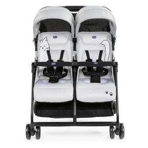 CHICCO Zwillingsbuggy Ohlalà Twin, Silber 10