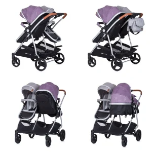 Chipolino Geschwisterkinderwagen Duo Smart In Lila 11