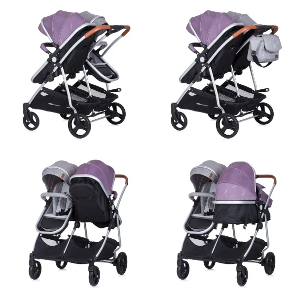 Chipolino Geschwisterkinderwagen Duo Smart In Lila 4