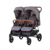 Chipolino Geschwisterkinderwagen Passo Doble In Grau 34