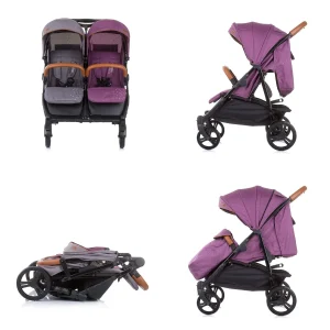 Chipolino Geschwisterkinderwagen Passo Doble In Lila 12