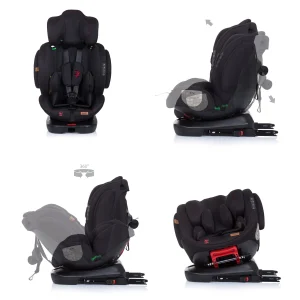 Chipolino Kindersitz 4KID I-Size Isofix In Schwarz 12