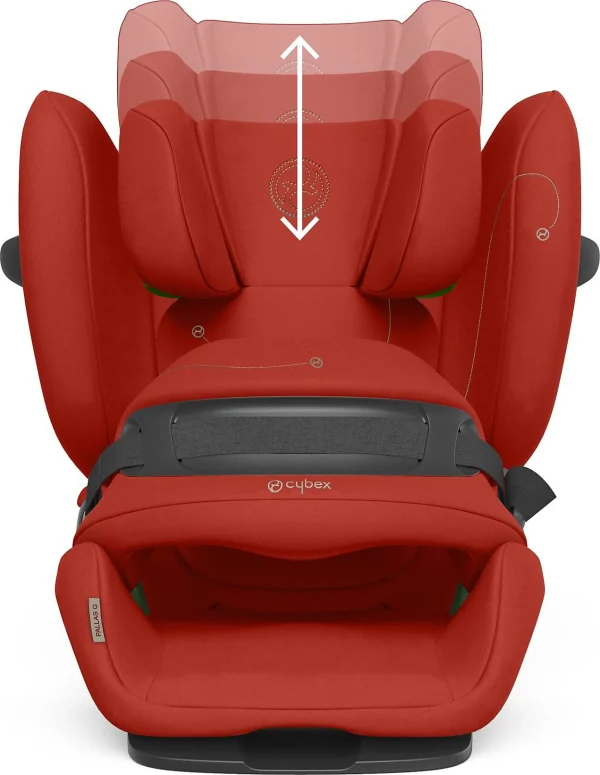 CYBEX Auto-Kindersitz PALLAS G I-Size, Hibiscus Red 11