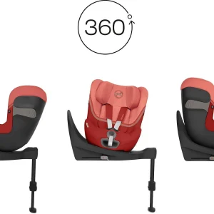 CYBEX Auto-Kindersitz SIRONA S2 I-Size, Hibiscus Red 18