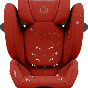 CYBEX Auto-Kindersitz SOLUTION G I-Fix, Hibiscus Red 20