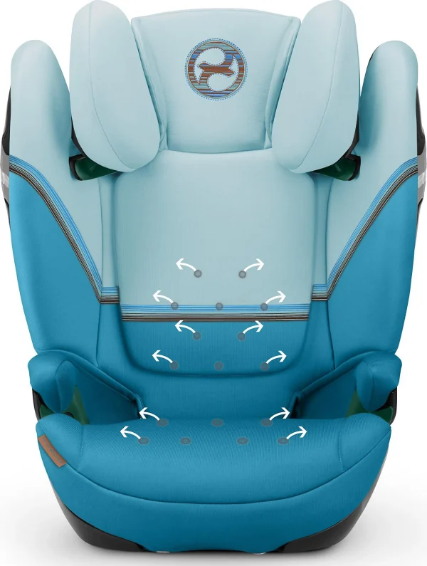 CYBEX Auto-Kindersitz SOLUTION S2 I-Fix, Beach Blue 1