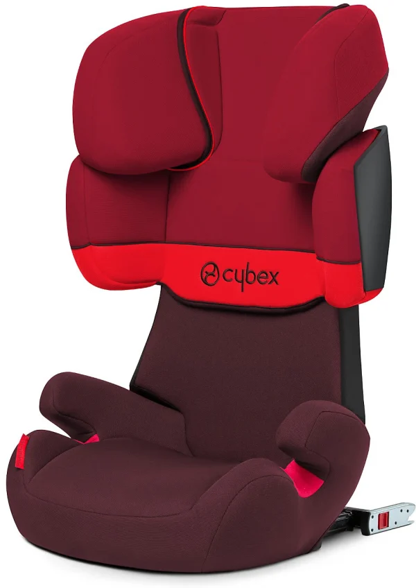 CYBEX Auto-Kindersitz Solution X-Fix, Silver-Line, Rumba Red 1