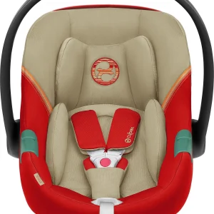 CYBEX Babyschale Aton S2 I-Size, Autumn Gold | Burnt Red 9