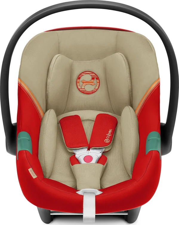 CYBEX Babyschale Aton S2 I-Size, Autumn Gold | Burnt Red 3