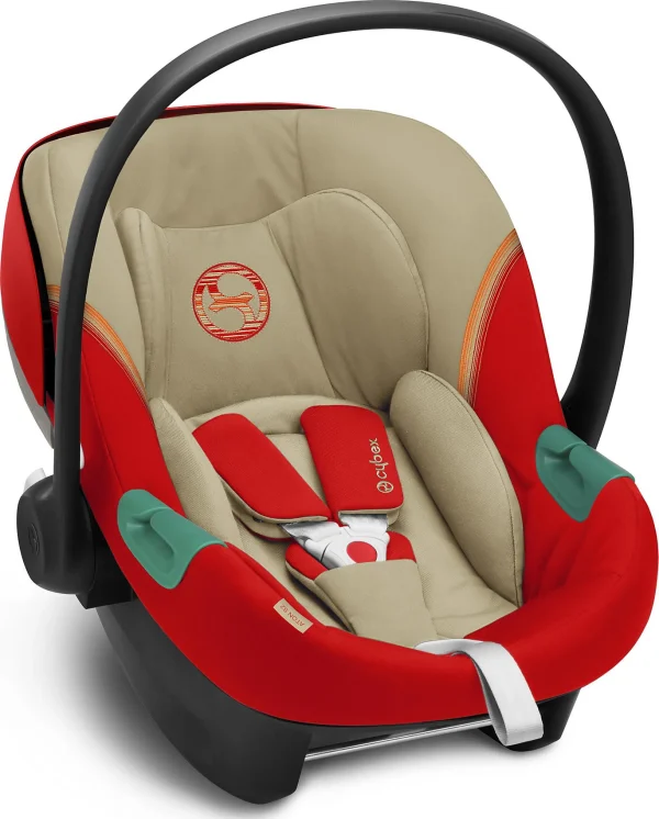 CYBEX Babyschale Aton S2 I-Size, Autumn Gold | Burnt Red 4