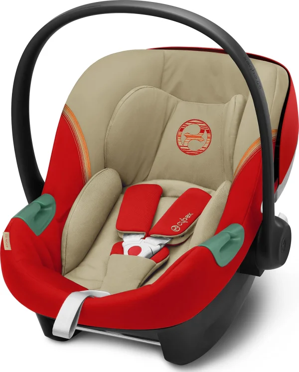 CYBEX Babyschale Aton S2 I-Size, Autumn Gold | Burnt Red 1