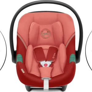 CYBEX Babyschale ATON S2 I-Size, Hibiscus Red 14