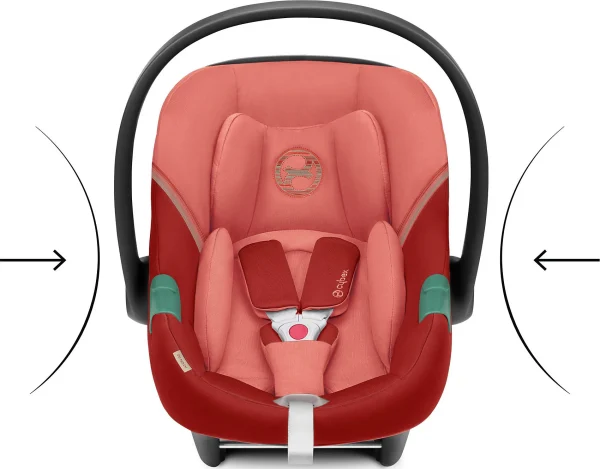 CYBEX Babyschale ATON S2 I-Size, Hibiscus Red 3