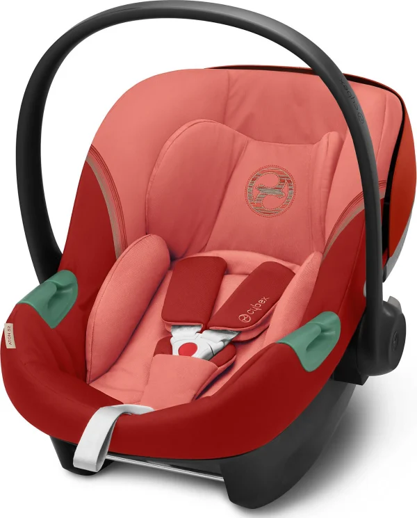 CYBEX Babyschale ATON S2 I-Size, Hibiscus Red 1