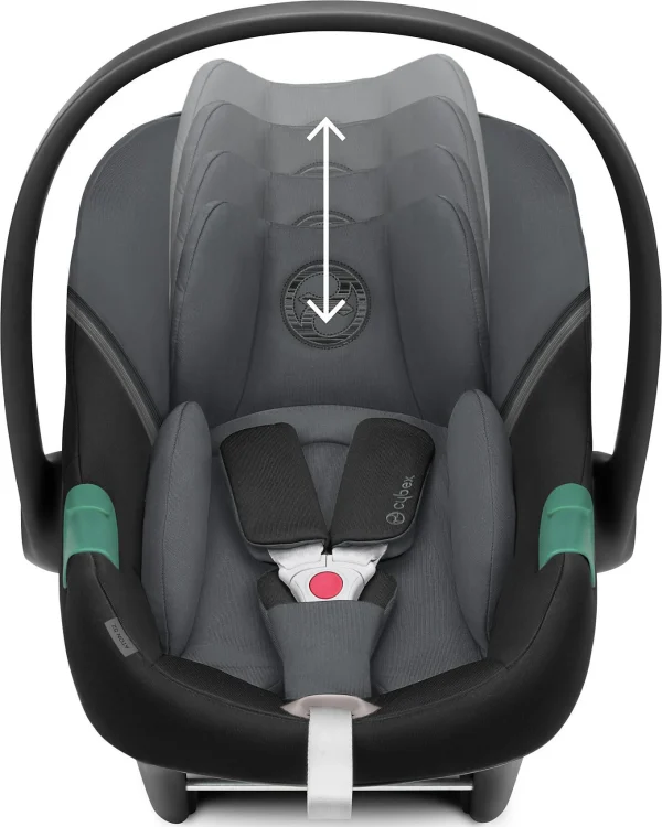 CYBEX Babyschale ATON S2 I-Size, Monument Grey 4