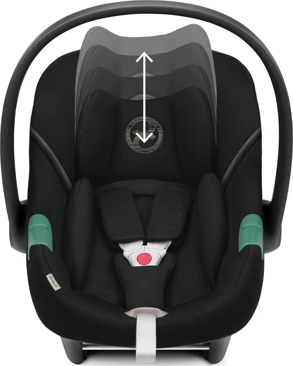 CYBEX Babyschale ATON S2 I-Size, Moon Black 5