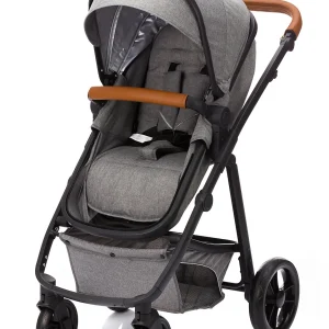 Fillikid Kombi Kinderwagen Panther, 3 In 1, Hellgrau Melange 16